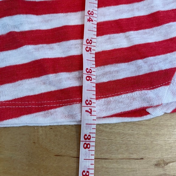Tommy Bahama Serena Stripe Linen Dress‎ Size M/M (8/10) Red White NWT - Picture 9 of 9